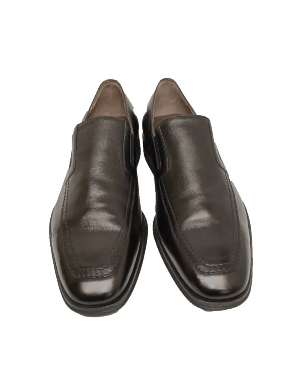 New! Bruno Magli RAGING LEATHER SLIP-ON BLACK LEATHER Loafer Size 9 M DD543
